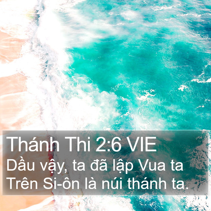 Thánh Thi 2:6 VIE Bible Study