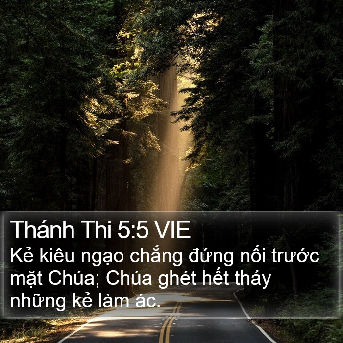 Thánh Thi 5:5 VIE Bible Study