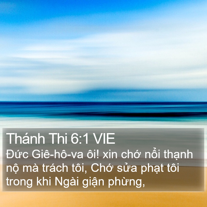 Thánh Thi 6:1 VIE Bible Study