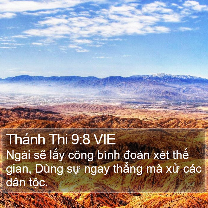 Thánh Thi 9:8 VIE Bible Study