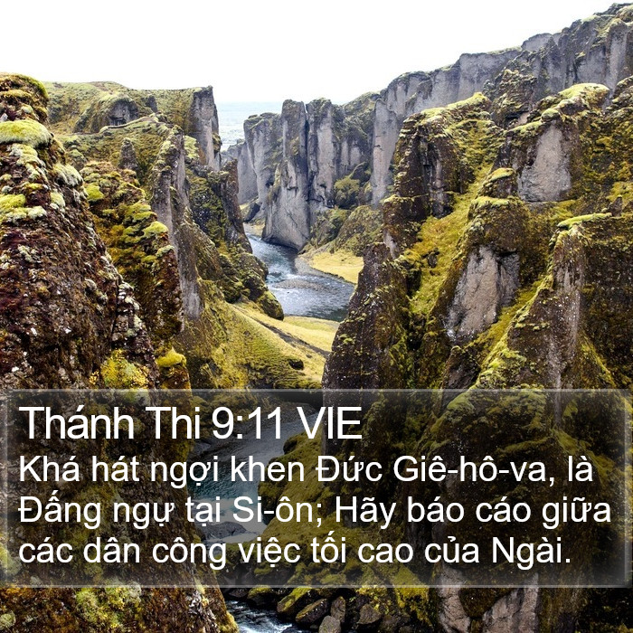 Thánh Thi 9:11 VIE Bible Study