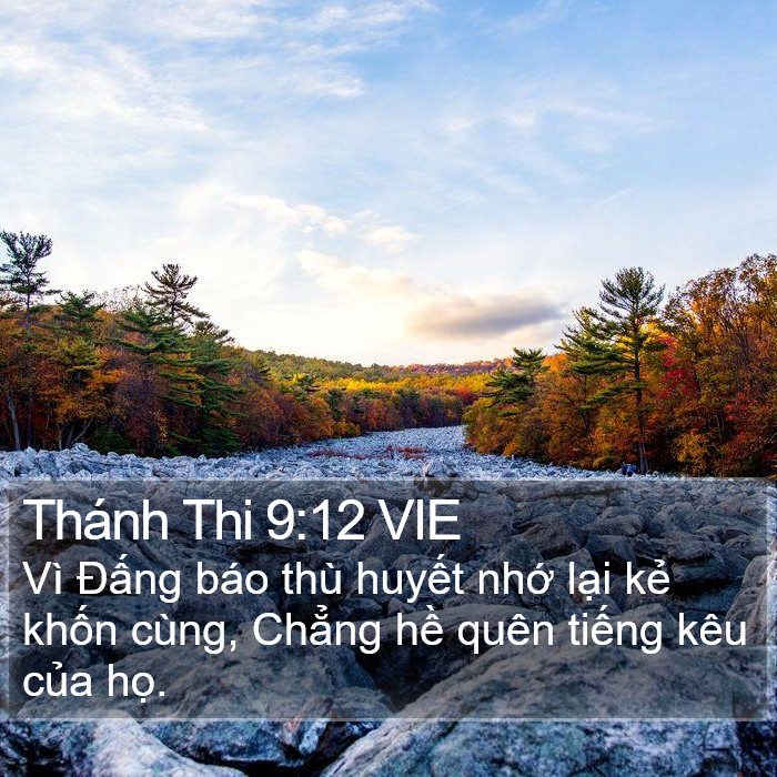 Thánh Thi 9:12 VIE Bible Study