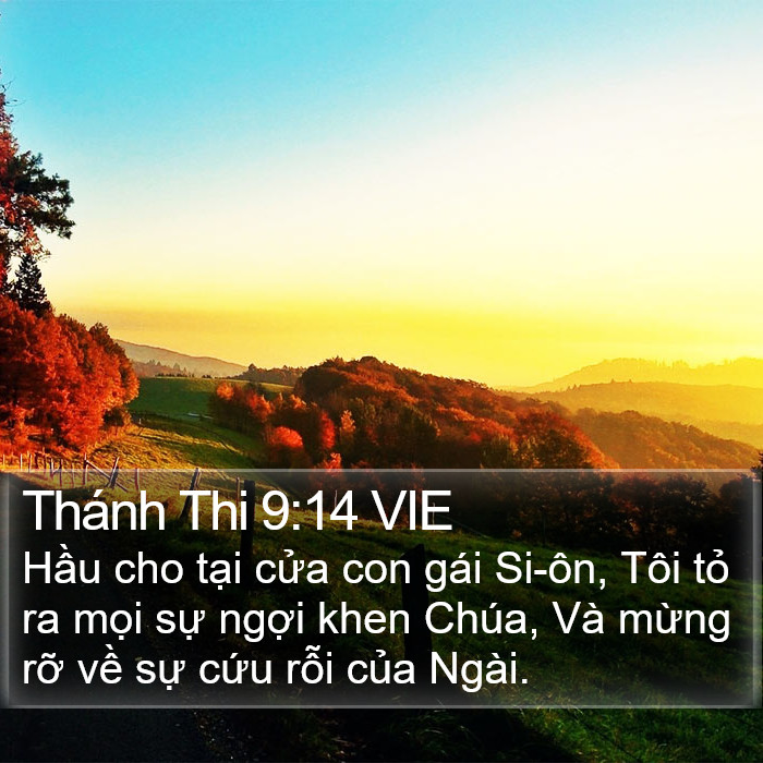 Thánh Thi 9:14 VIE Bible Study