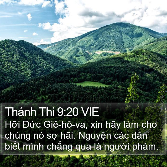 Thánh Thi 9:20 VIE Bible Study