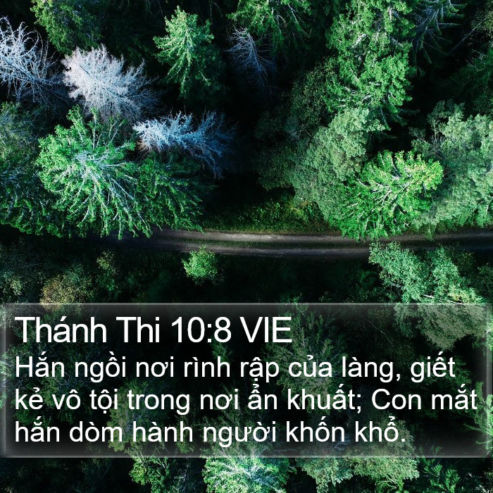 Thánh Thi 10:8 VIE Bible Study