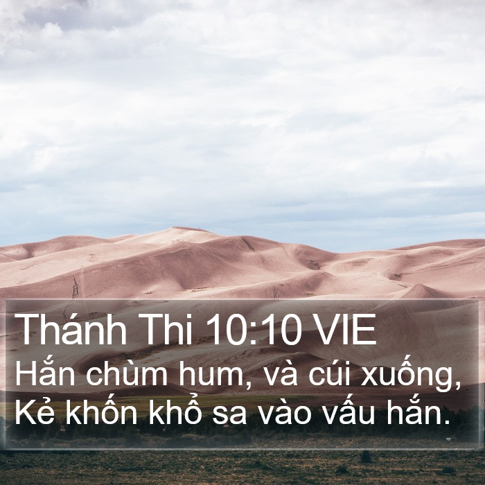 Thánh Thi 10:10 VIE Bible Study