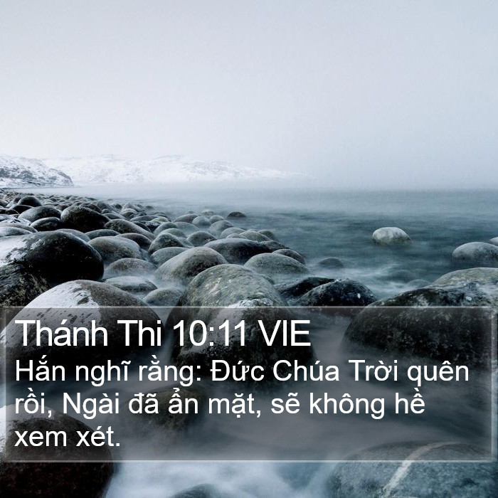 Thánh Thi 10:11 VIE Bible Study