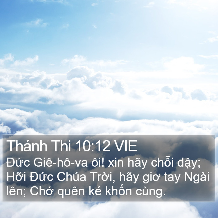 Thánh Thi 10:12 VIE Bible Study