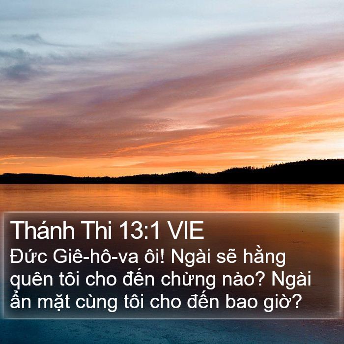 Thánh Thi 13:1 VIE Bible Study