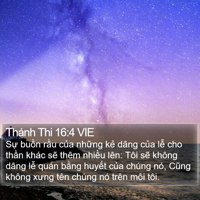 Thánh Thi 16:4 VIE Bible Study