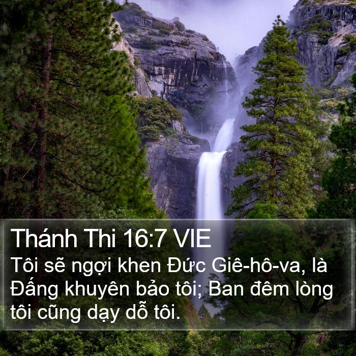 Thánh Thi 16:7 VIE Bible Study