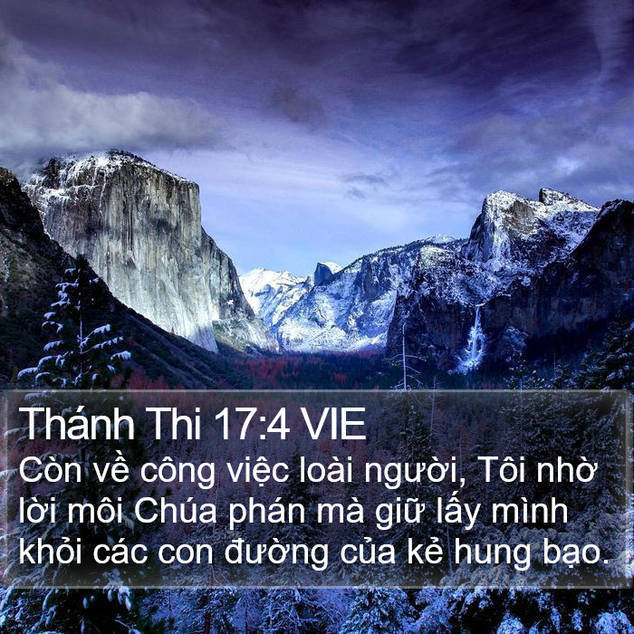 Thánh Thi 17:4 VIE Bible Study