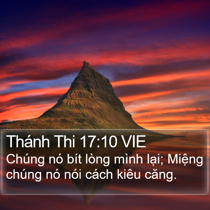 Thánh Thi 17:10 VIE Bible Study