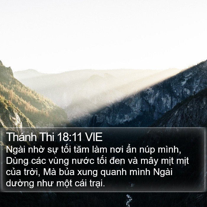 Thánh Thi 18:11 VIE Bible Study