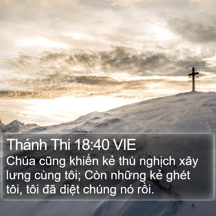 Thánh Thi 18:40 VIE Bible Study