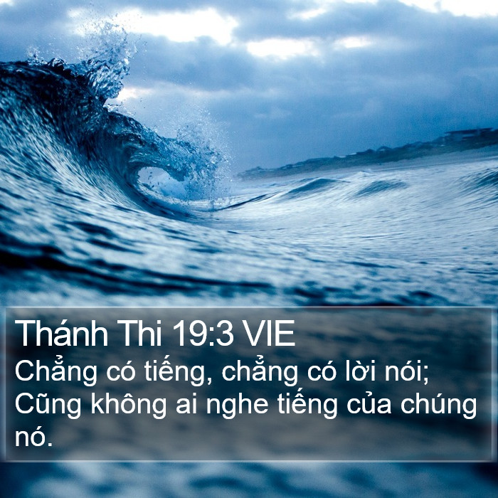 Thánh Thi 19:3 VIE Bible Study