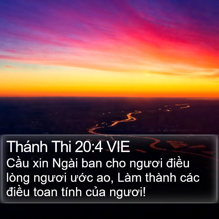 Thánh Thi 20:4 VIE Bible Study