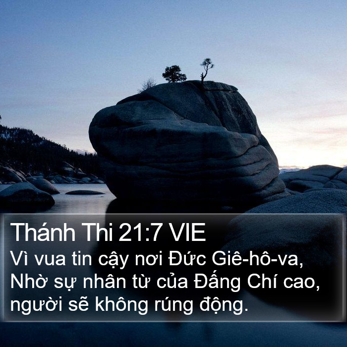 Thánh Thi 21:7 VIE Bible Study