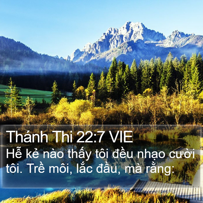 Thánh Thi 22:7 VIE Bible Study