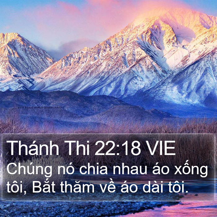 Thánh Thi 22:18 VIE Bible Study