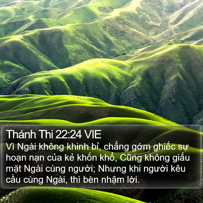 Thánh Thi 22:24 VIE Bible Study