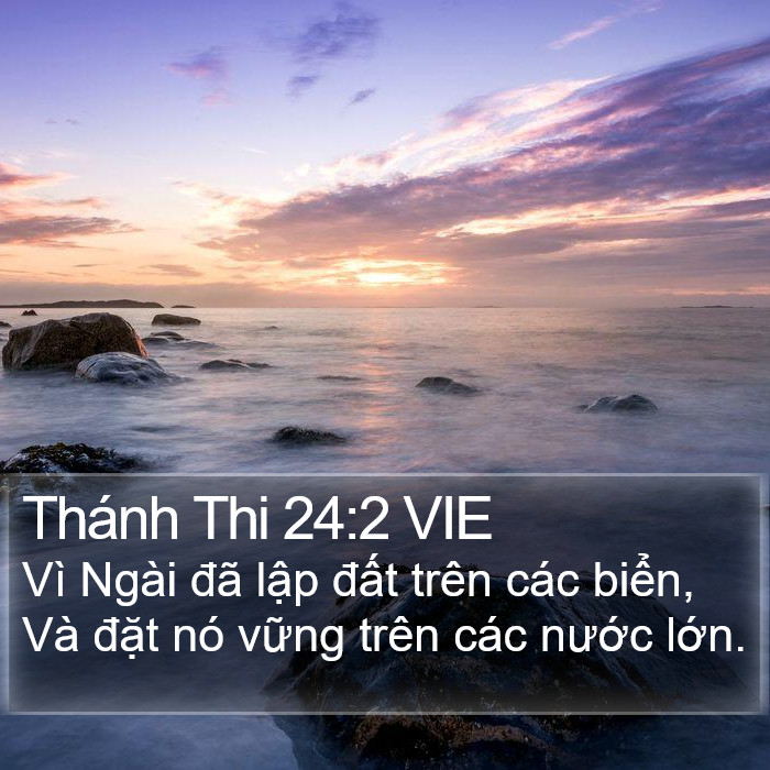 Thánh Thi 24:2 VIE Bible Study