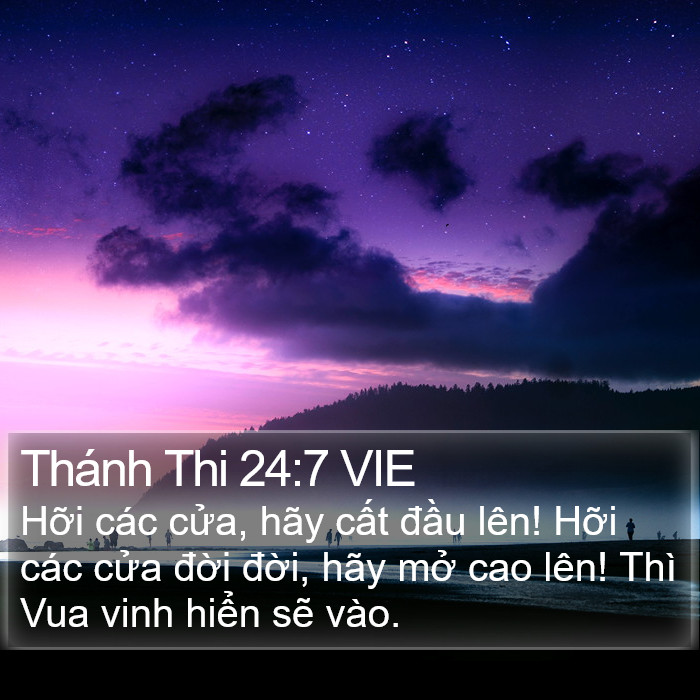 Thánh Thi 24:7 VIE Bible Study