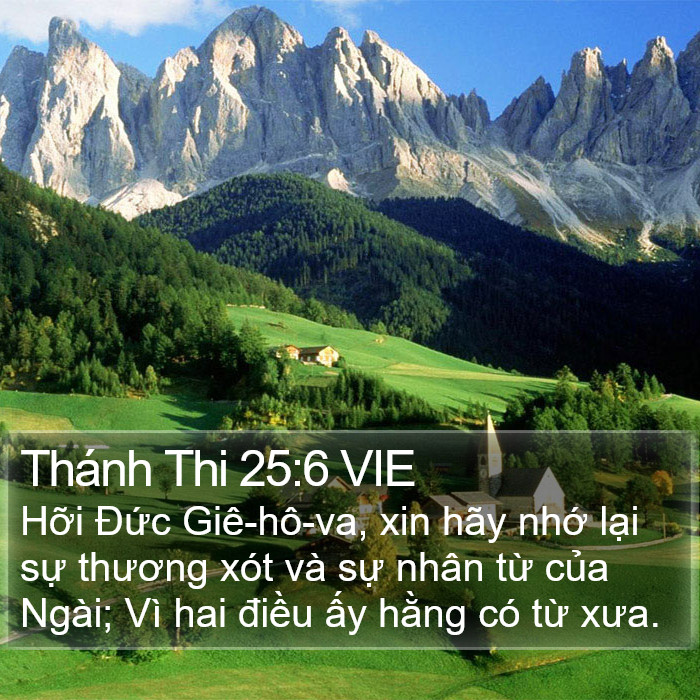 Thánh Thi 25:6 VIE Bible Study