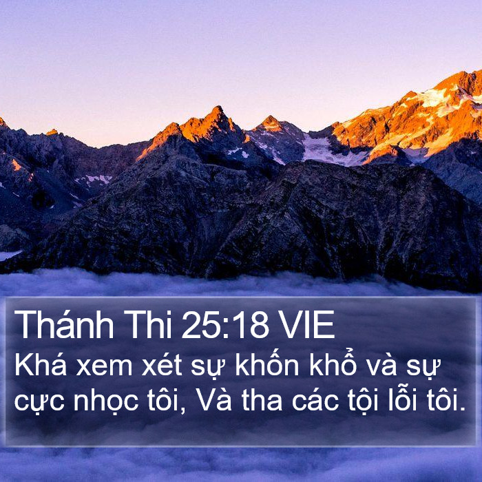 Thánh Thi 25:18 VIE Bible Study