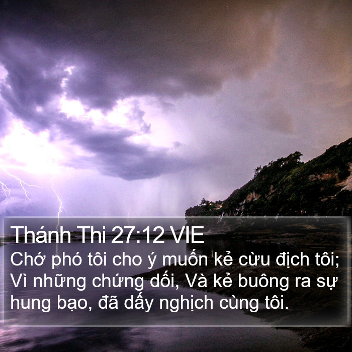 Thánh Thi 27:12 VIE Bible Study