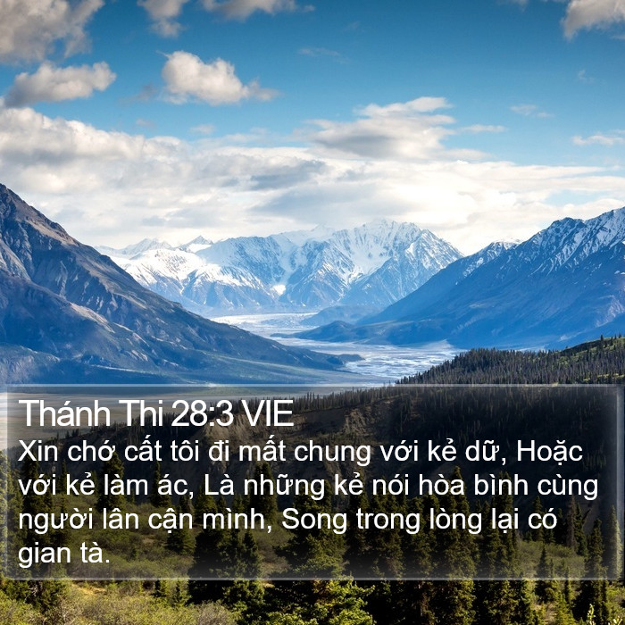 Thánh Thi 28:3 VIE Bible Study