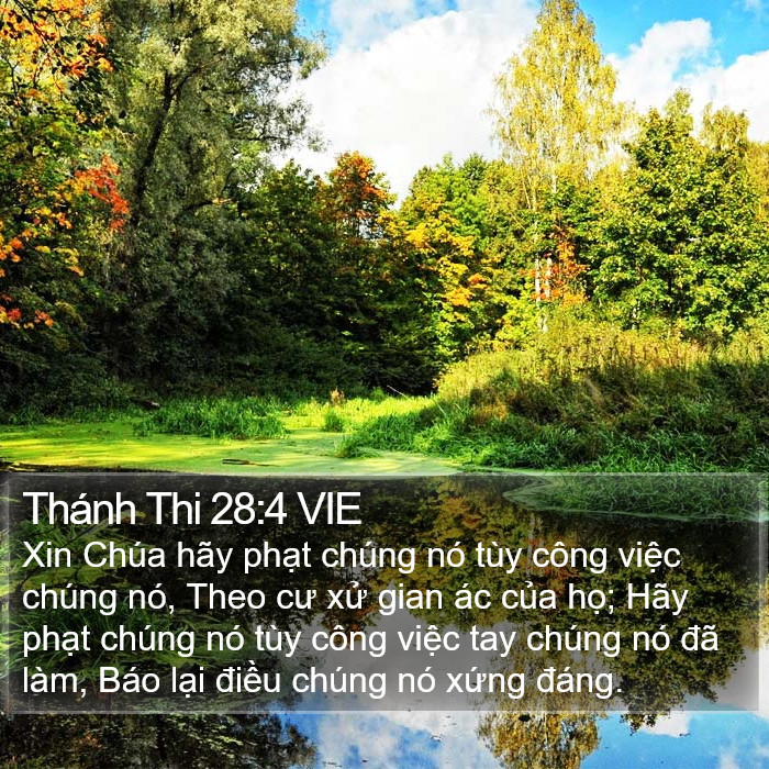 Thánh Thi 28:4 VIE Bible Study