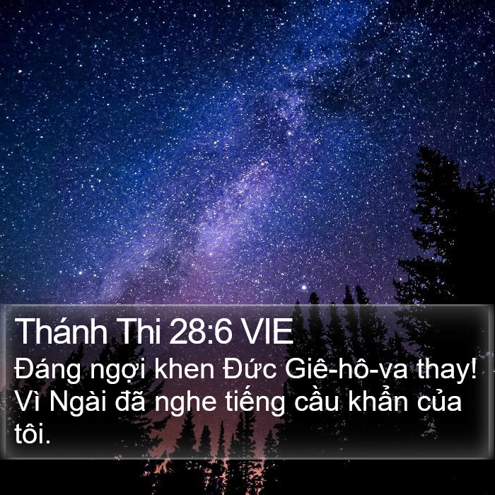 Thánh Thi 28:6 VIE Bible Study