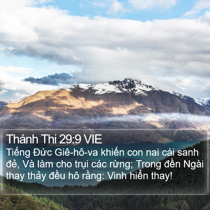 Thánh Thi 29:9 VIE Bible Study