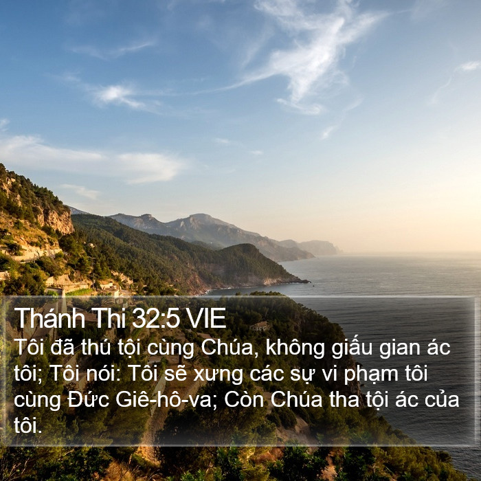 Thánh Thi 32:5 VIE Bible Study