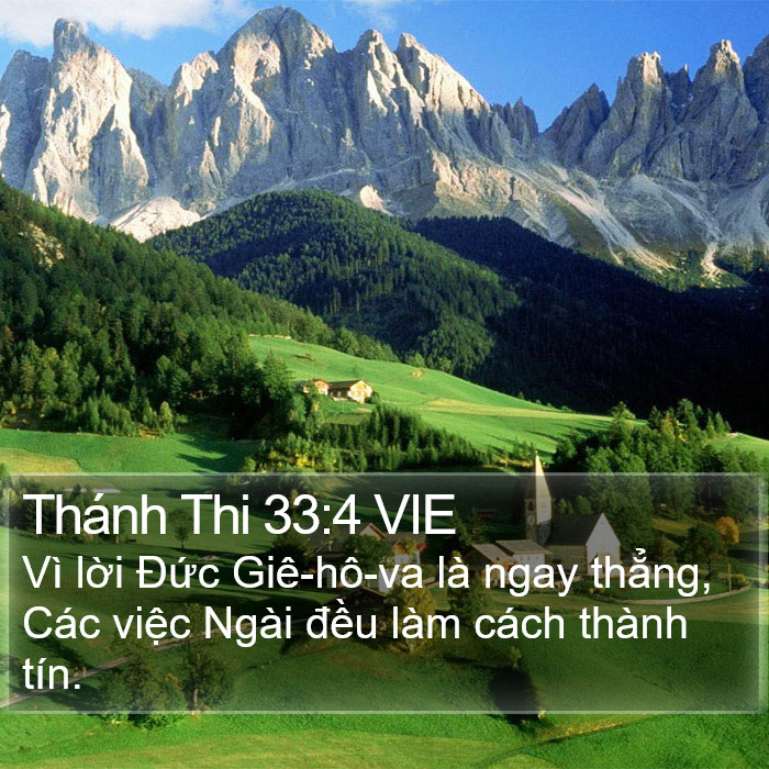 Thánh Thi 33:4 VIE Bible Study