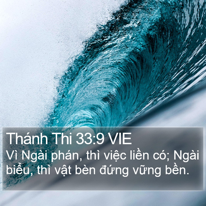 Thánh Thi 33:9 VIE Bible Study