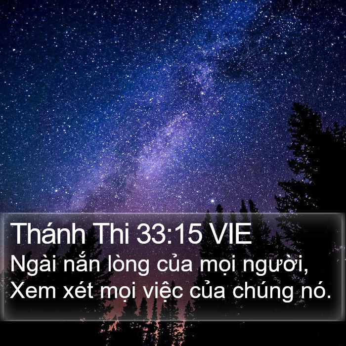 Thánh Thi 33:15 VIE Bible Study