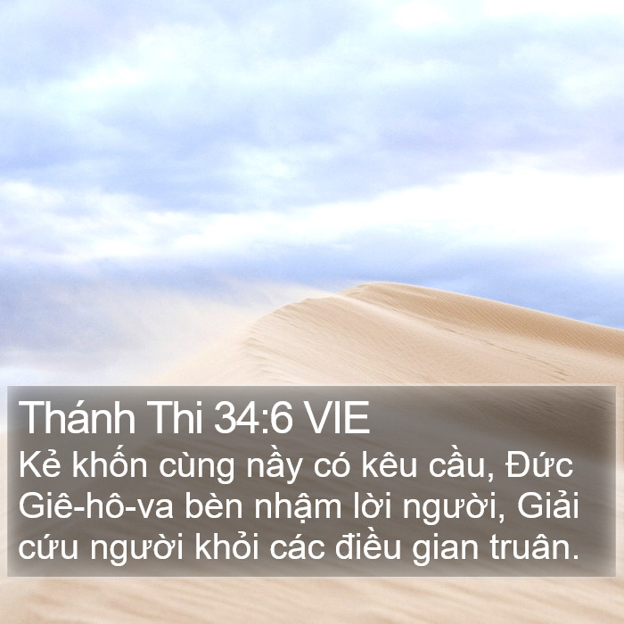 Thánh Thi 34:6 VIE Bible Study