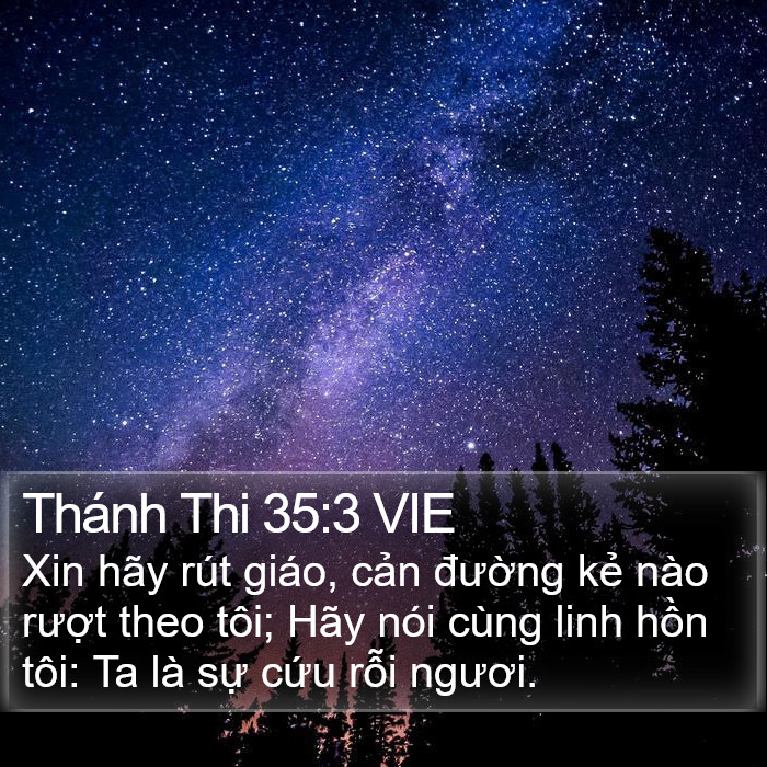 Thánh Thi 35:3 VIE Bible Study