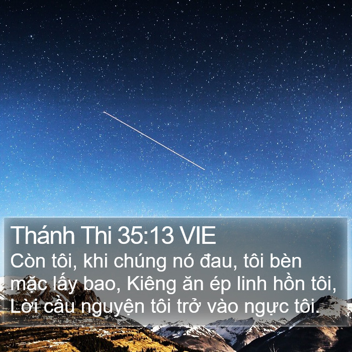 Thánh Thi 35:13 VIE Bible Study