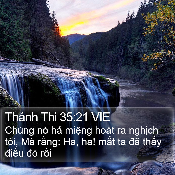 Thánh Thi 35:21 VIE Bible Study