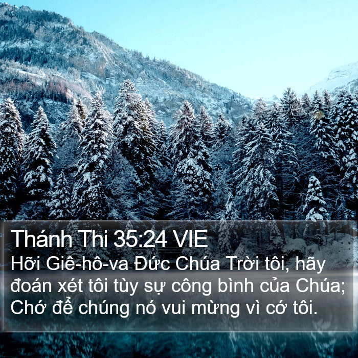 Thánh Thi 35:24 VIE Bible Study