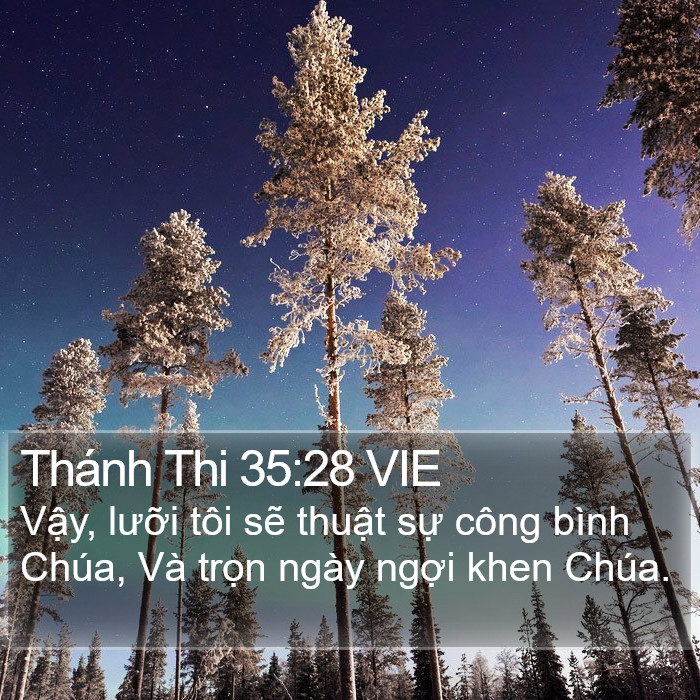 Thánh Thi 35:28 VIE Bible Study