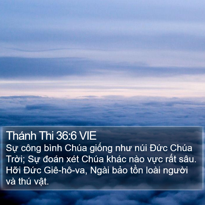 Thánh Thi 36:6 VIE Bible Study