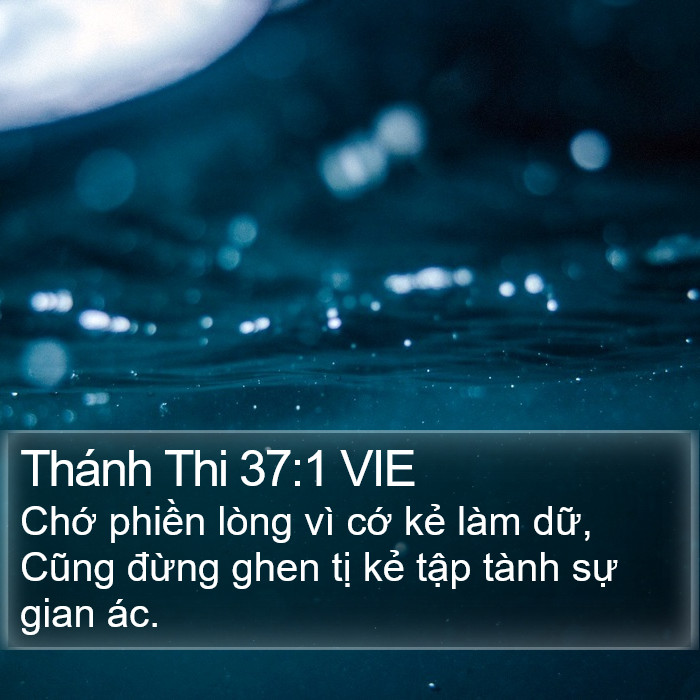 Thánh Thi 37:1 VIE Bible Study