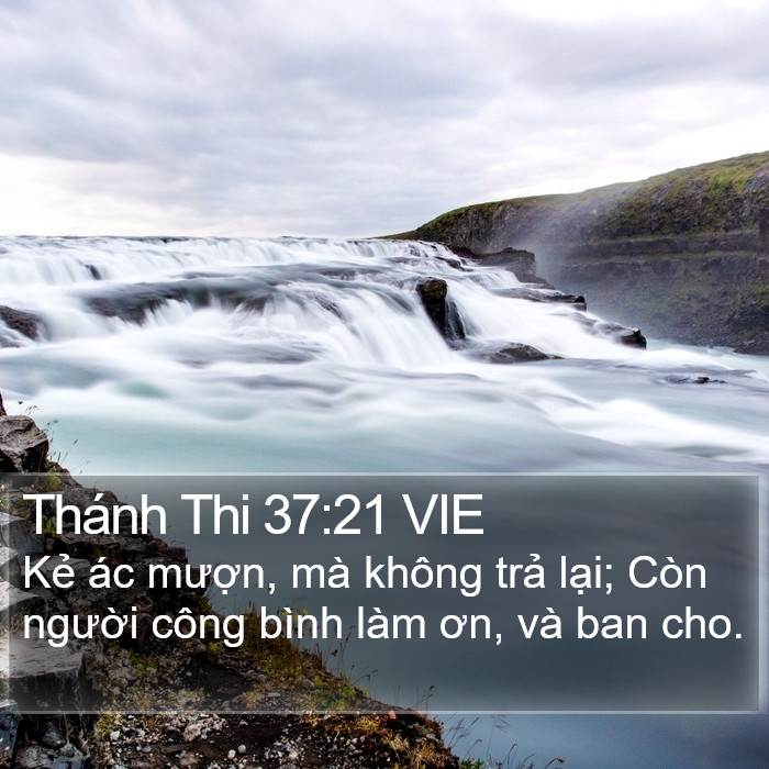 Thánh Thi 37:21 VIE Bible Study