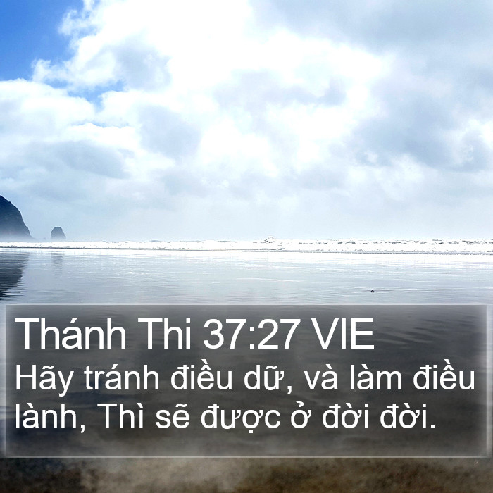 Thánh Thi 37:27 VIE Bible Study