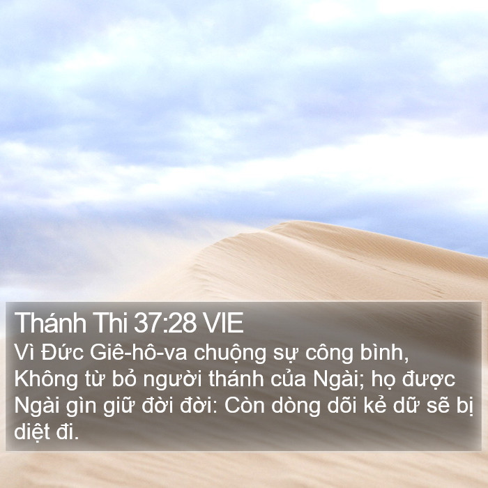 Thánh Thi 37:28 VIE Bible Study