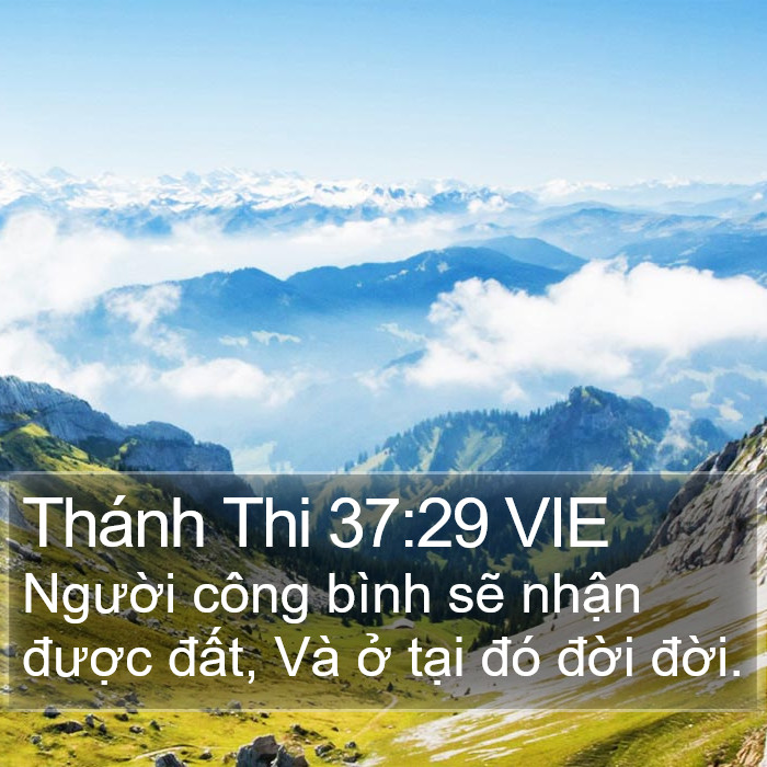 Thánh Thi 37:29 VIE Bible Study